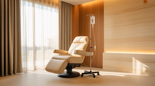 Premium IV wellness treatment room